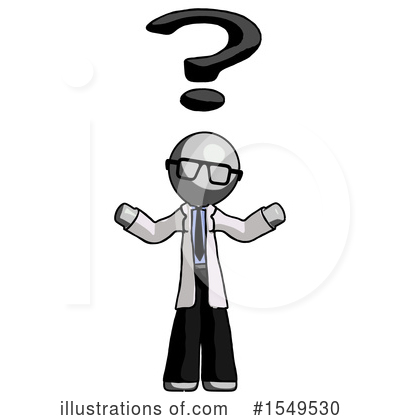 Royalty-Free (RF) Gray Design Mascot Clipart Illustration by Leo Blanchette - Stock Sample #1549530