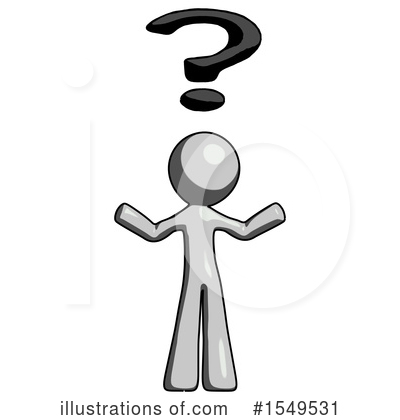 Royalty-Free (RF) Gray Design Mascot Clipart Illustration by Leo Blanchette - Stock Sample #1549531