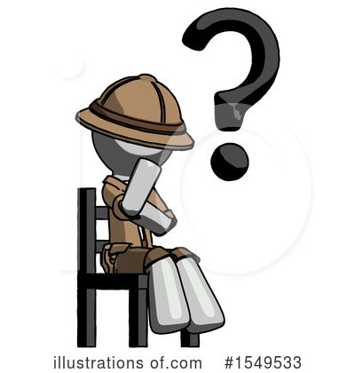 Royalty-Free (RF) Gray Design Mascot Clipart Illustration by Leo Blanchette - Stock Sample #1549533