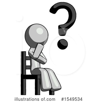 Royalty-Free (RF) Gray Design Mascot Clipart Illustration by Leo Blanchette - Stock Sample #1549534