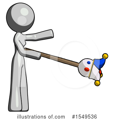Royalty-Free (RF) Gray Design Mascot Clipart Illustration by Leo Blanchette - Stock Sample #1549536