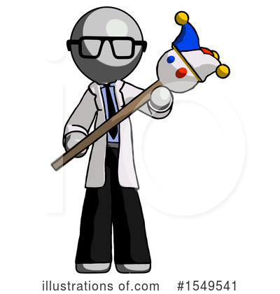 Royalty-Free (RF) Gray Design Mascot Clipart Illustration by Leo Blanchette - Stock Sample #1549541