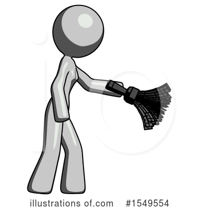 Royalty-Free (RF) Gray Design Mascot Clipart Illustration by Leo Blanchette - Stock Sample #1549554