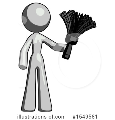 Royalty-Free (RF) Gray Design Mascot Clipart Illustration by Leo Blanchette - Stock Sample #1549561