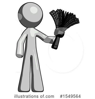 Royalty-Free (RF) Gray Design Mascot Clipart Illustration by Leo Blanchette - Stock Sample #1549564