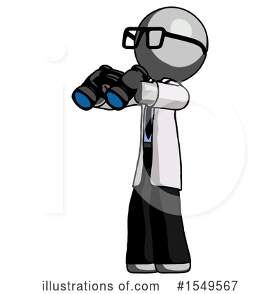 Royalty-Free (RF) Gray Design Mascot Clipart Illustration by Leo Blanchette - Stock Sample #1549567