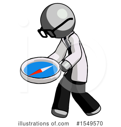 Royalty-Free (RF) Gray Design Mascot Clipart Illustration by Leo Blanchette - Stock Sample #1549570