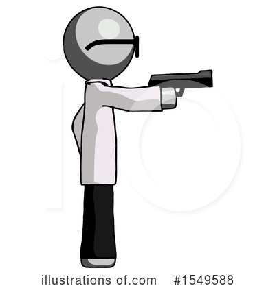 Royalty-Free (RF) Gray Design Mascot Clipart Illustration by Leo Blanchette - Stock Sample #1549588