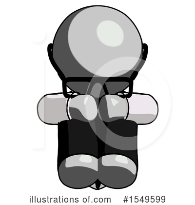 Royalty-Free (RF) Gray Design Mascot Clipart Illustration by Leo Blanchette - Stock Sample #1549599