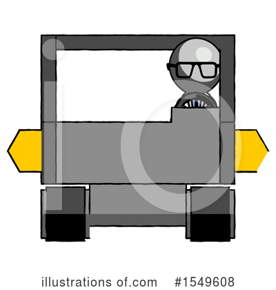 Royalty-Free (RF) Gray Design Mascot Clipart Illustration by Leo Blanchette - Stock Sample #1549608