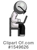 Gray Design Mascot Clipart #1549626 by Leo Blanchette