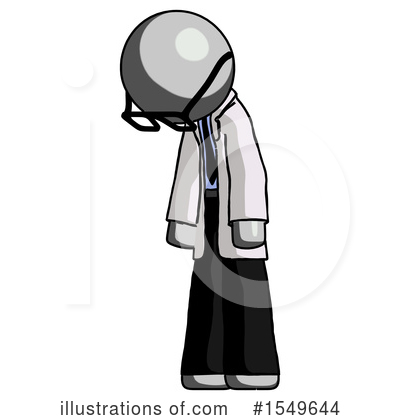 Royalty-Free (RF) Gray Design Mascot Clipart Illustration by Leo Blanchette - Stock Sample #1549644