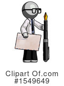 Gray Design Mascot Clipart #1549649 by Leo Blanchette