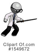 Gray Design Mascot Clipart #1549672 by Leo Blanchette
