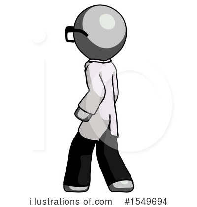 Royalty-Free (RF) Gray Design Mascot Clipart Illustration by Leo Blanchette - Stock Sample #1549694
