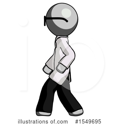 Royalty-Free (RF) Gray Design Mascot Clipart Illustration by Leo Blanchette - Stock Sample #1549695