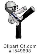 Gray Design Mascot Clipart #1549698 by Leo Blanchette