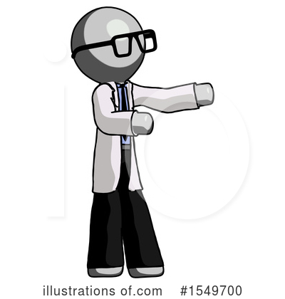 Royalty-Free (RF) Gray Design Mascot Clipart Illustration by Leo Blanchette - Stock Sample #1549700