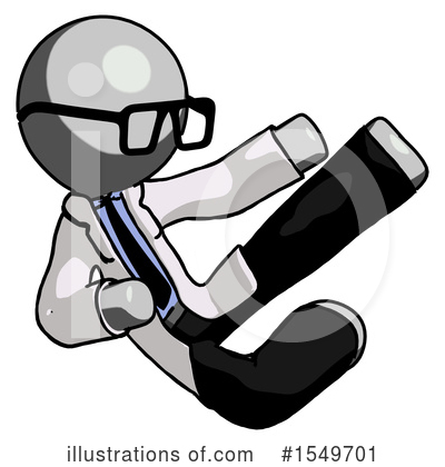 Royalty-Free (RF) Gray Design Mascot Clipart Illustration by Leo Blanchette - Stock Sample #1549701