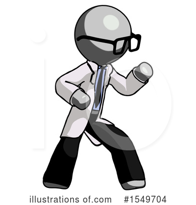 Royalty-Free (RF) Gray Design Mascot Clipart Illustration by Leo Blanchette - Stock Sample #1549704