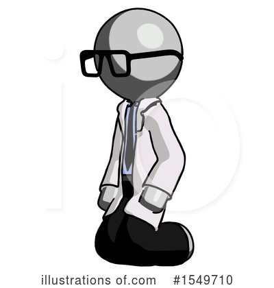 Royalty-Free (RF) Gray Design Mascot Clipart Illustration by Leo Blanchette - Stock Sample #1549710