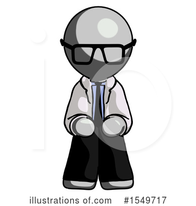 Royalty-Free (RF) Gray Design Mascot Clipart Illustration by Leo Blanchette - Stock Sample #1549717