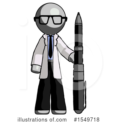 Royalty-Free (RF) Gray Design Mascot Clipart Illustration by Leo Blanchette - Stock Sample #1549718
