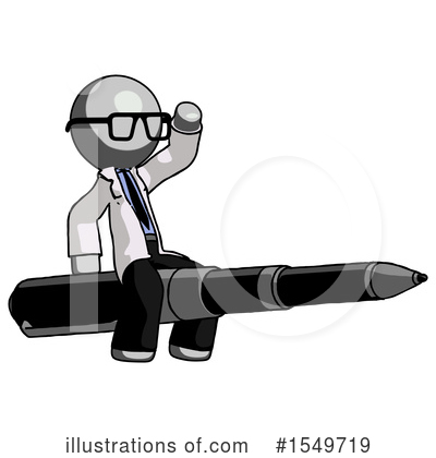 Royalty-Free (RF) Gray Design Mascot Clipart Illustration by Leo Blanchette - Stock Sample #1549719