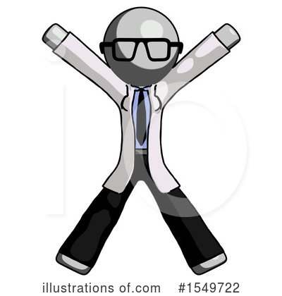 Royalty-Free (RF) Gray Design Mascot Clipart Illustration by Leo Blanchette - Stock Sample #1549722