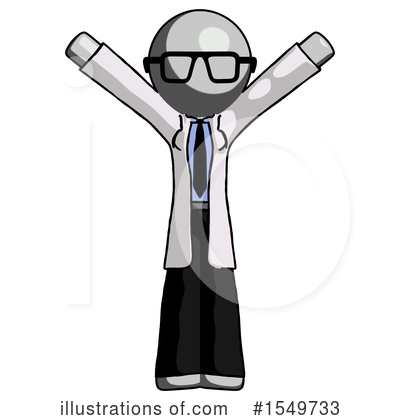 Royalty-Free (RF) Gray Design Mascot Clipart Illustration by Leo Blanchette - Stock Sample #1549733