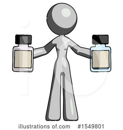 Royalty-Free (RF) Gray Design Mascot Clipart Illustration by Leo Blanchette - Stock Sample #1549801