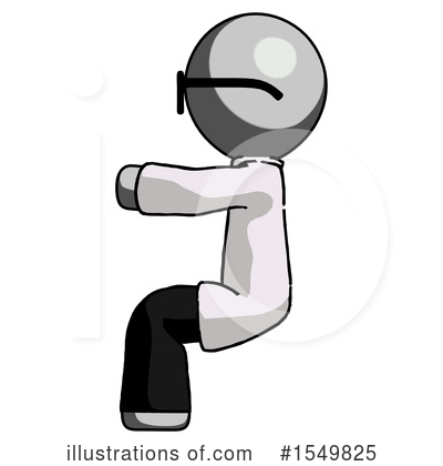 Royalty-Free (RF) Gray Design Mascot Clipart Illustration by Leo Blanchette - Stock Sample #1549825
