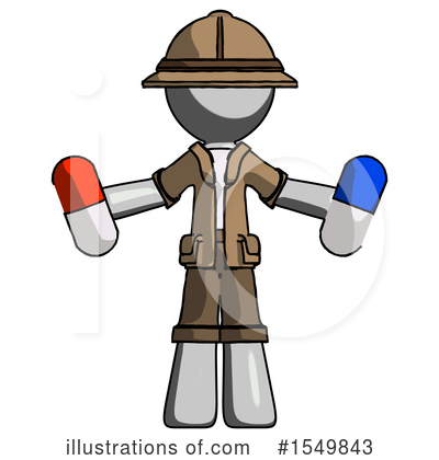 Royalty-Free (RF) Gray Design Mascot Clipart Illustration by Leo Blanchette - Stock Sample #1549843