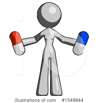 Royalty-Free (RF) Gray Design Mascot Clipart Illustration by Leo Blanchette - Stock Sample #1549844