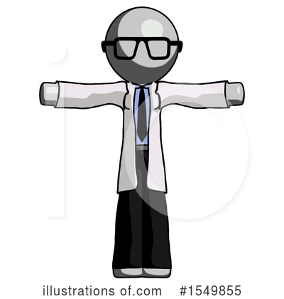 Royalty-Free (RF) Gray Design Mascot Clipart Illustration by Leo Blanchette - Stock Sample #1549855