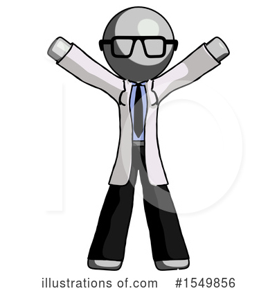 Royalty-Free (RF) Gray Design Mascot Clipart Illustration by Leo Blanchette - Stock Sample #1549856