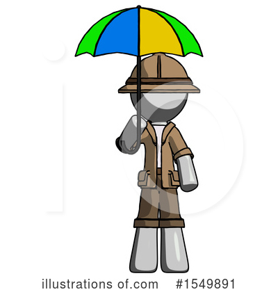 Royalty-Free (RF) Gray Design Mascot Clipart Illustration by Leo Blanchette - Stock Sample #1549891