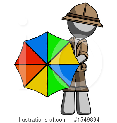 Royalty-Free (RF) Gray Design Mascot Clipart Illustration by Leo Blanchette - Stock Sample #1549894