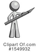 Gray Design Mascot Clipart #1549932 by Leo Blanchette