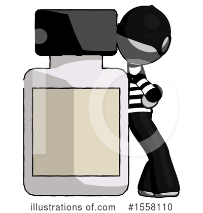 Royalty-Free (RF) Gray Design Mascot Clipart Illustration by Leo Blanchette - Stock Sample #1558110