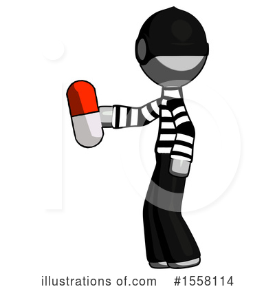 Royalty-Free (RF) Gray Design Mascot Clipart Illustration by Leo Blanchette - Stock Sample #1558114