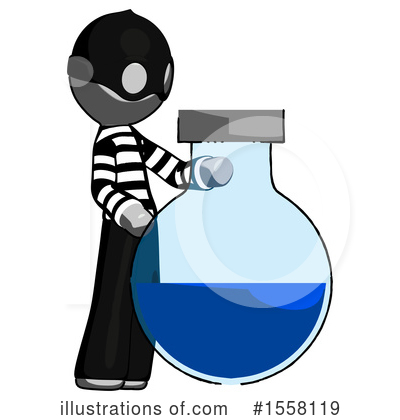 Royalty-Free (RF) Gray Design Mascot Clipart Illustration by Leo Blanchette - Stock Sample #1558119