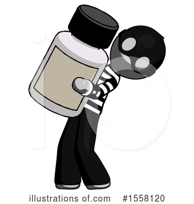 Royalty-Free (RF) Gray Design Mascot Clipart Illustration by Leo Blanchette - Stock Sample #1558120