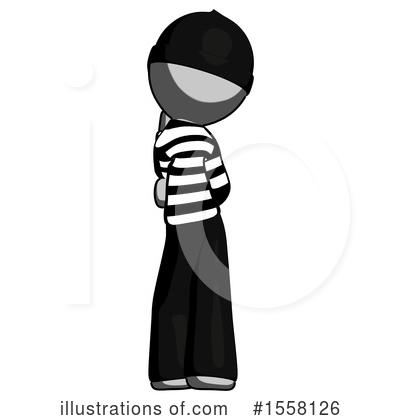 Royalty-Free (RF) Gray Design Mascot Clipart Illustration by Leo Blanchette - Stock Sample #1558126