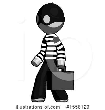 Royalty-Free (RF) Gray Design Mascot Clipart Illustration by Leo Blanchette - Stock Sample #1558129