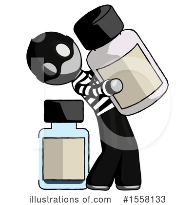 Royalty-Free (RF) Gray Design Mascot Clipart Illustration by Leo Blanchette - Stock Sample #1558133