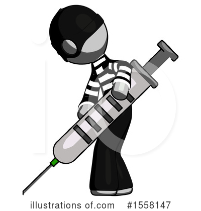 Royalty-Free (RF) Gray Design Mascot Clipart Illustration by Leo Blanchette - Stock Sample #1558147