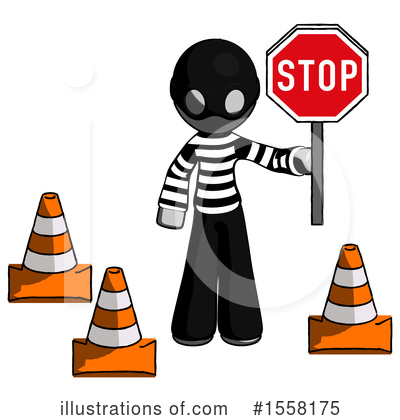 Royalty-Free (RF) Gray Design Mascot Clipart Illustration by Leo Blanchette - Stock Sample #1558175