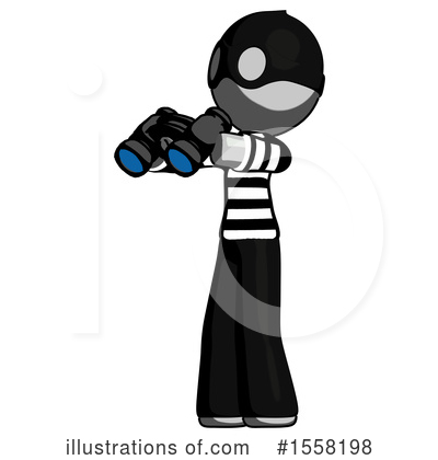 Royalty-Free (RF) Gray Design Mascot Clipart Illustration by Leo Blanchette - Stock Sample #1558198