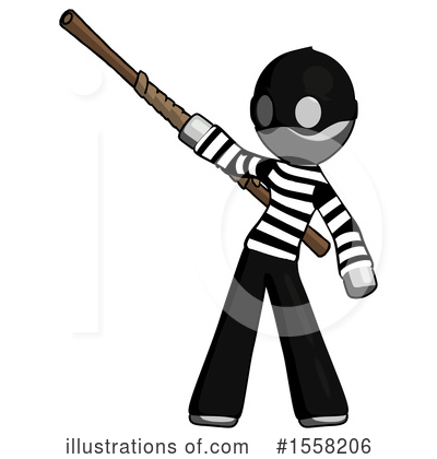 Royalty-Free (RF) Gray Design Mascot Clipart Illustration by Leo Blanchette - Stock Sample #1558206
